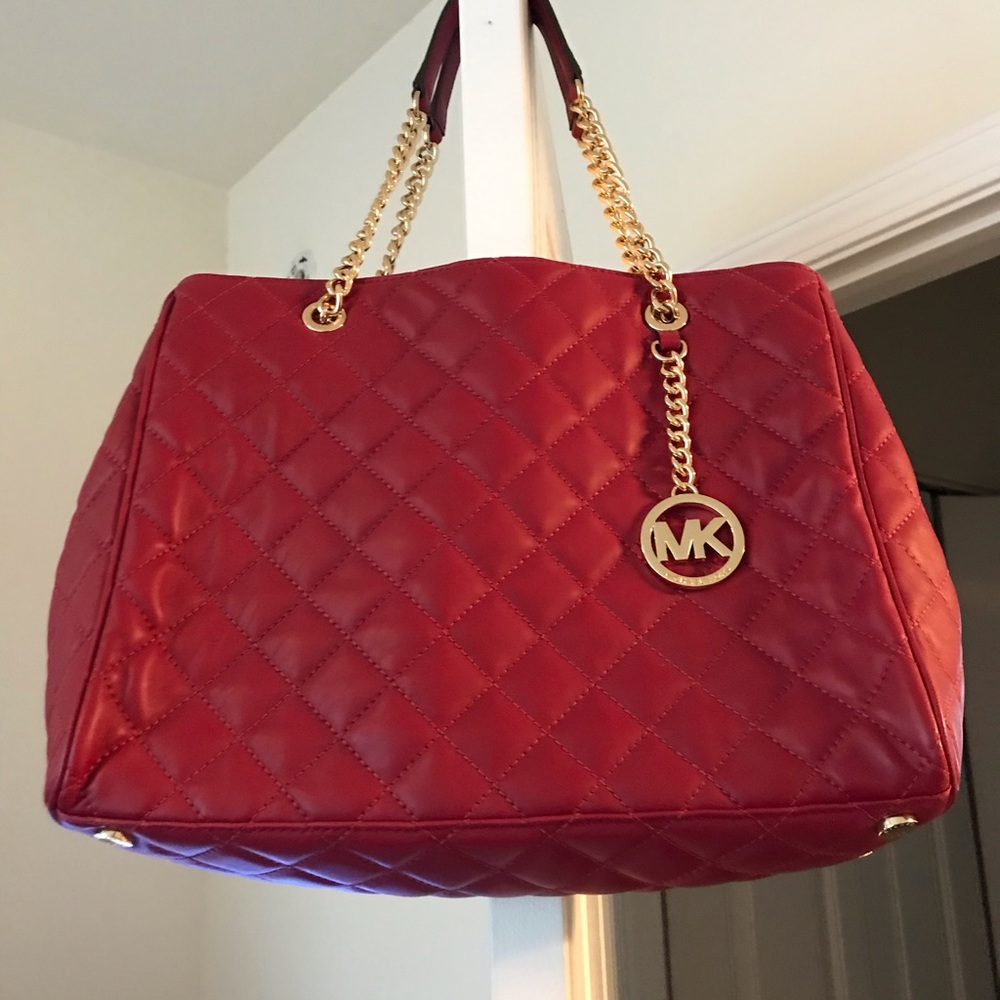 Brand New Red Michael Kors Purse